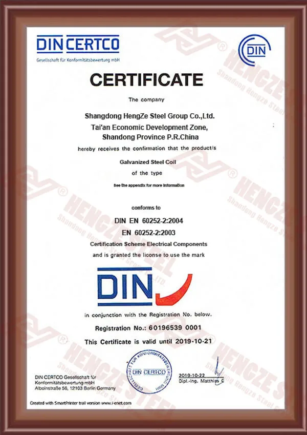 DIN Certification