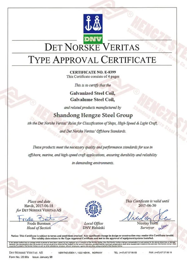 DNV Certification