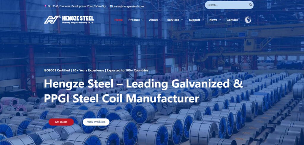 Hengze Steel Group Site
